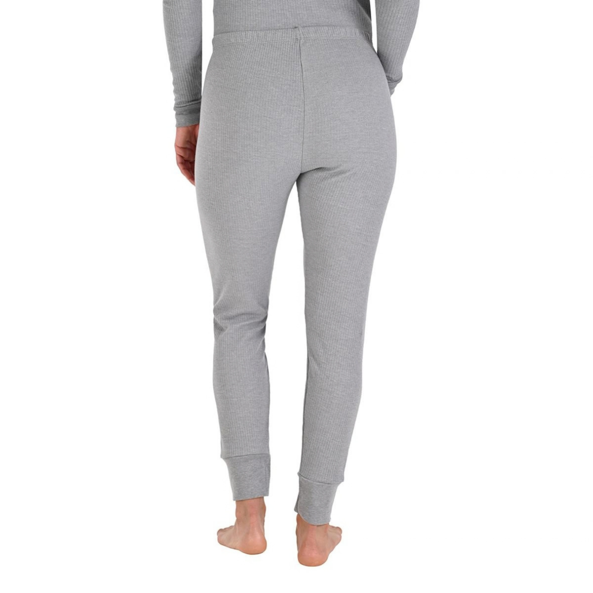 Pantalón térmico rib en Gris