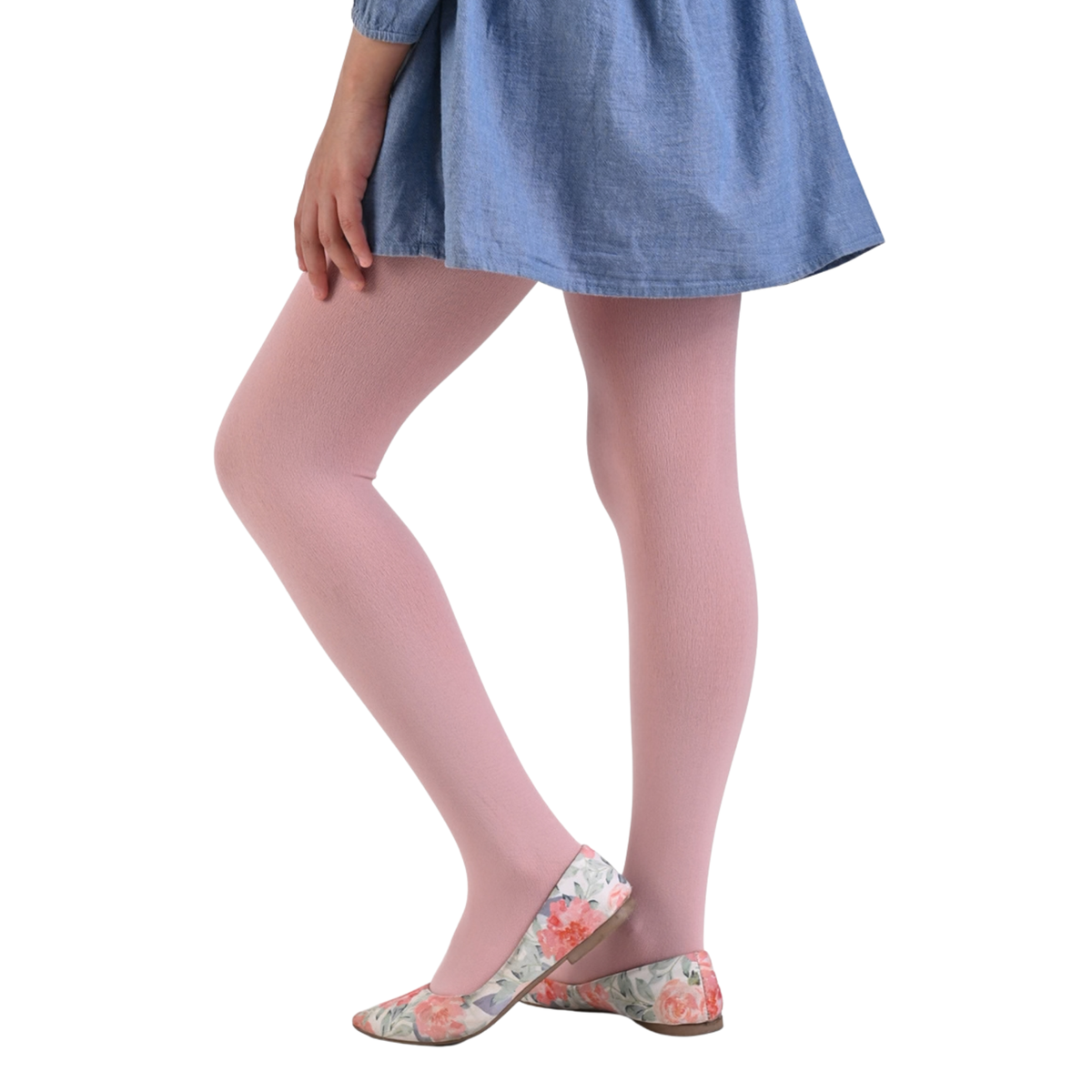 Mallas afelpadas para niña en Rosa