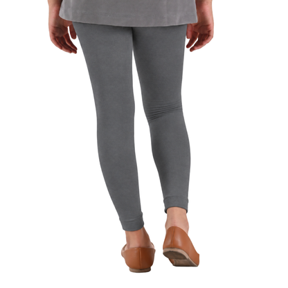 Leggings afelpados para niña en Gris
