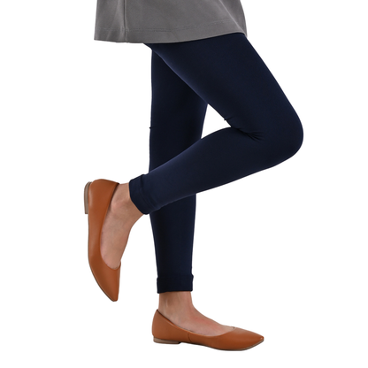 Leggings afelpados para niña en Marino