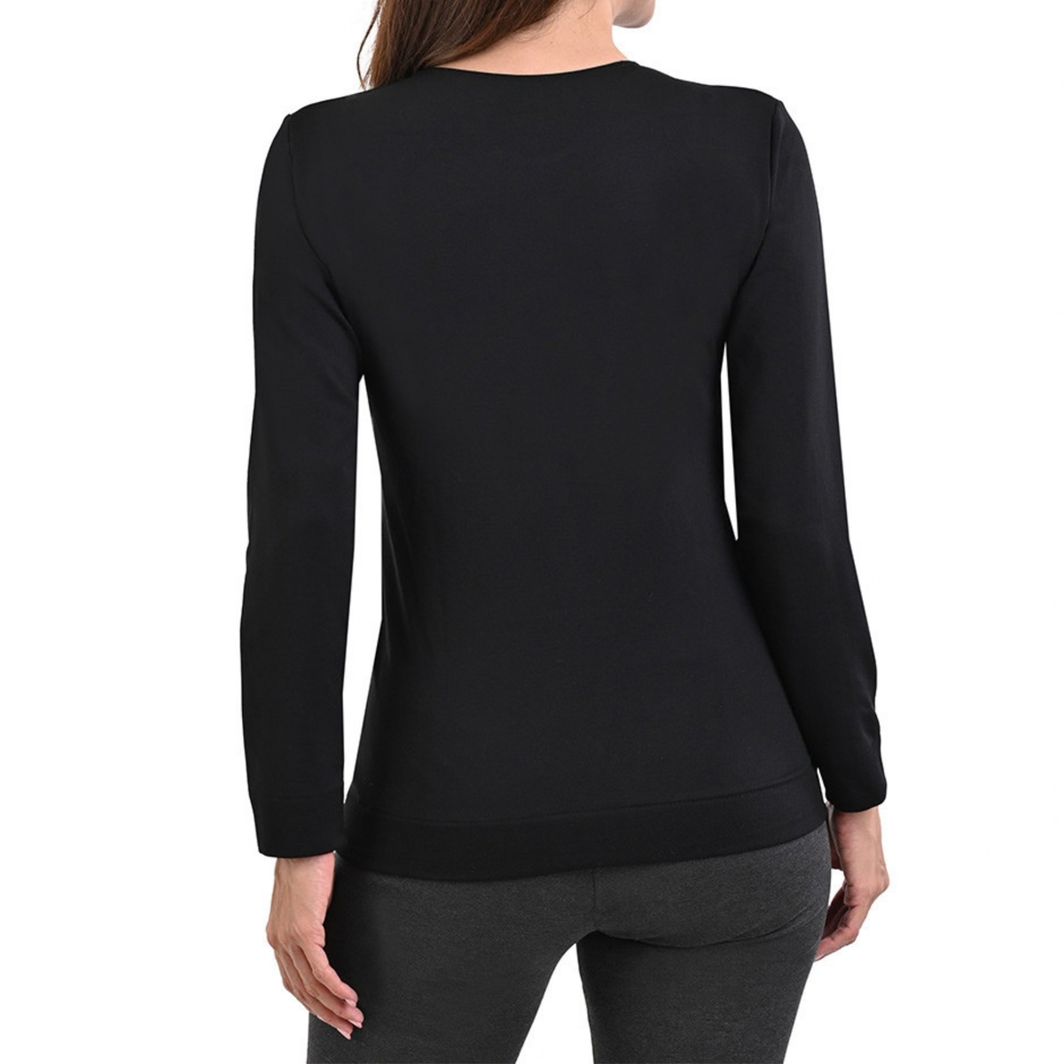 Camiseta afelpada de cuello redondo María Íntima, modelo 420, foto 2