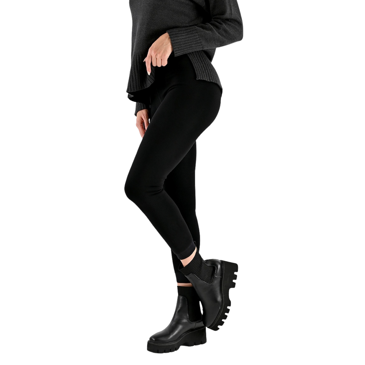 Leggings extra afelpados blackout María Íntima, modelo 450, foto 2