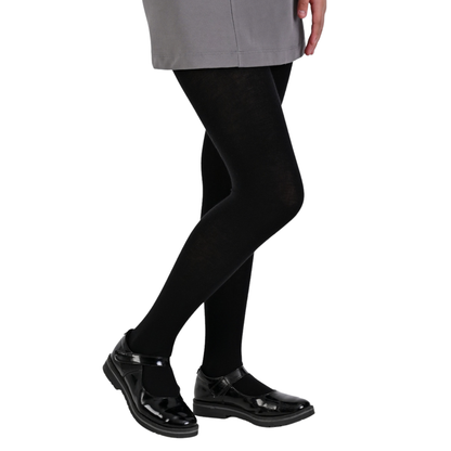 Mallas de acrilán para niña en Negro