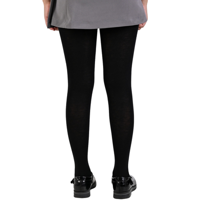 Mallas de acrilán para niña en Negro