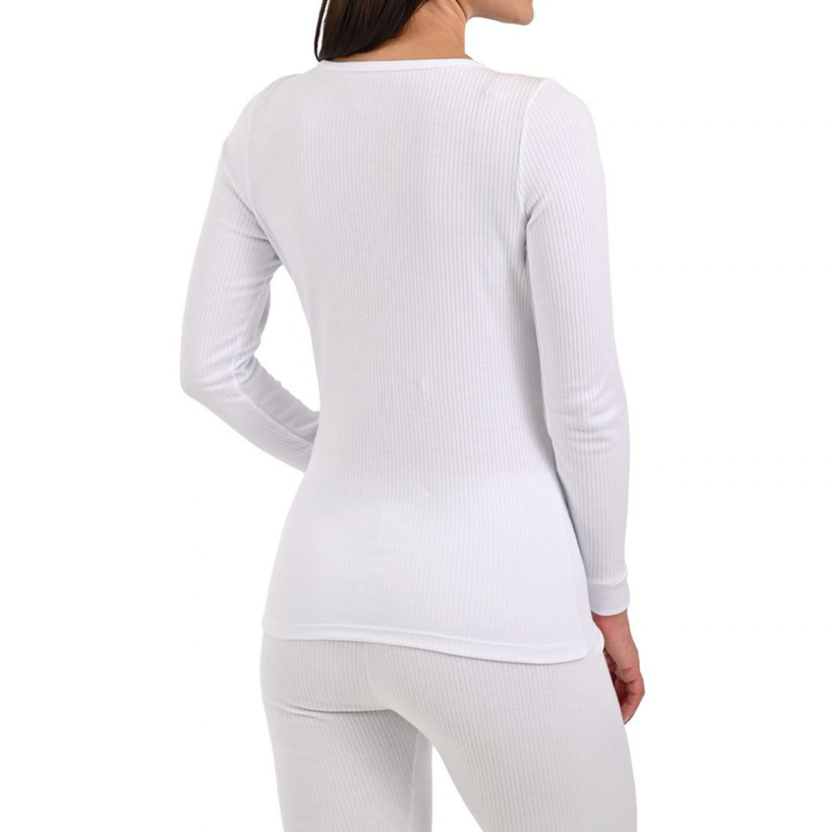 Camiseta térmica rib de cuello redondo María Íntima, modelo H6200, foto 4