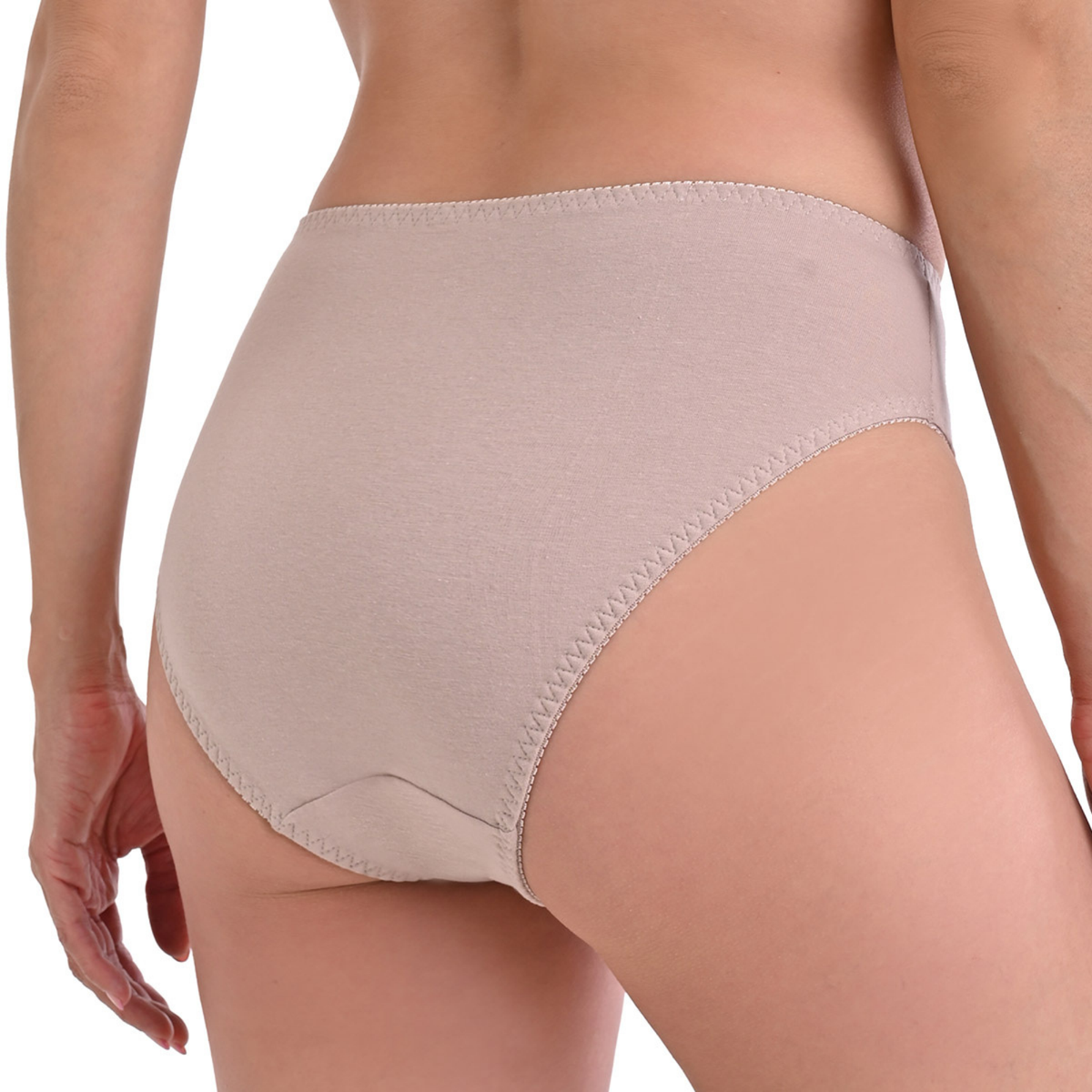 Panty de algodón y lycra corte francés sin refuerzo María Íntima, modelo 3000, foto 4