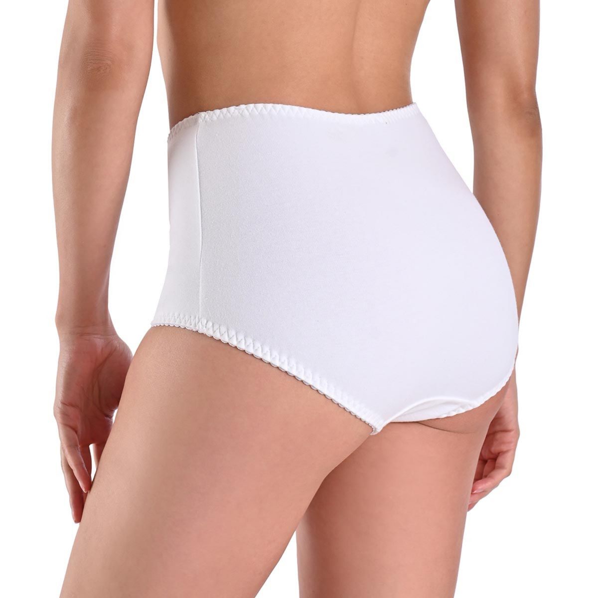 Panty de algodón y lycra cobertura completa con refuerzo María Íntima, modelo 3001, foto 2