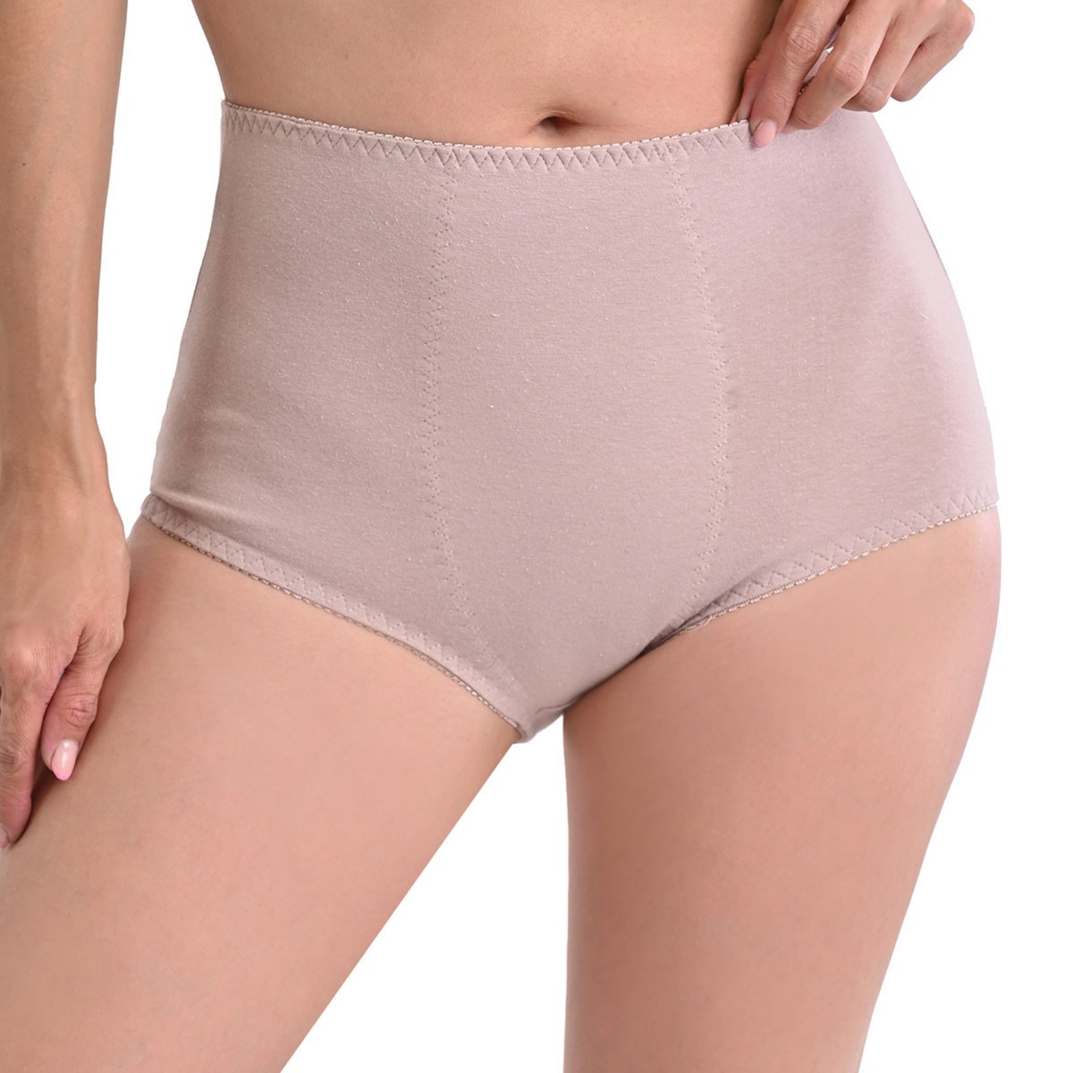 Panty de algodón y lycra cobertura completa con refuerzo María Íntima, modelo 3001, foto 3