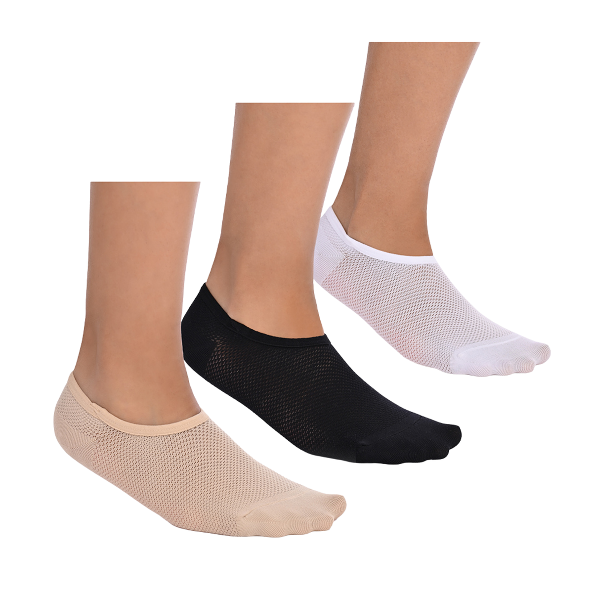 Protectopies mesh lisos, 3 pares María Íntima, modelo 691, foto 1