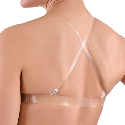 Brasier de silicón con banda y tirantes transparentes María Íntima, modelo 8010, foto 3