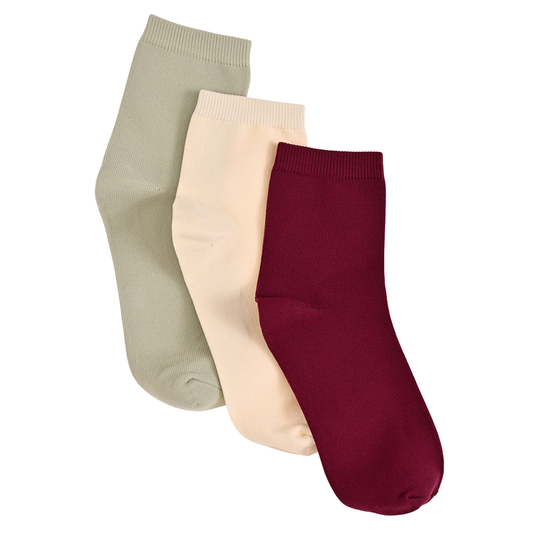 Calcetines lisos, 3 pares María Íntima, modelo BA6205, foto 2