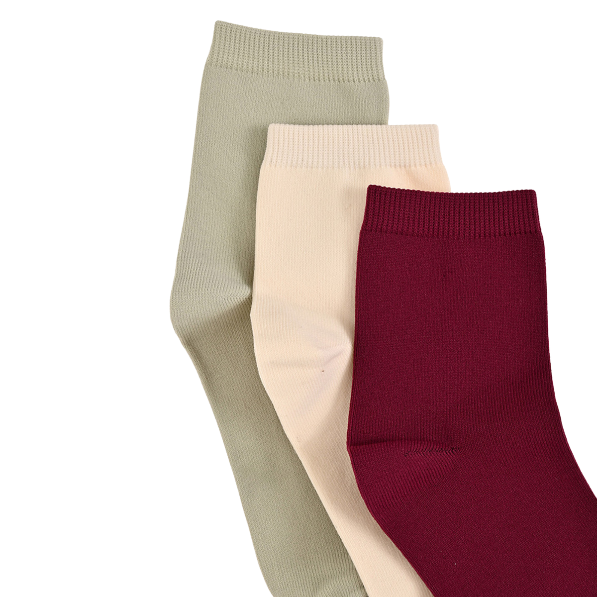 Calcetines lisos, 3 pares María Íntima, modelo BA6205, foto 3