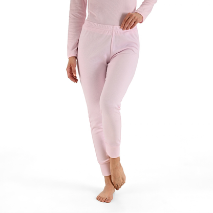 Pantalón térmico interlock en Rosa